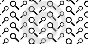 Diagonal Magnifying Glass Pattern Background Representing Search and Analysis Concepts