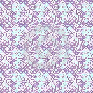 Diagonal mosaic pattern background - abstract colorful vector graphic