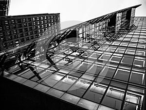 The diagonal office building, Potsdamer Platz