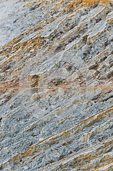 Pattern of the rocks in Ijen Mountain