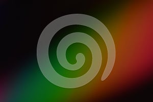 Diagonal rainbow beam glowing softly