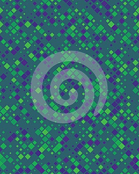 Diagonal square mosaic pattern