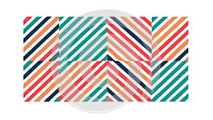 Diagonal Striped Geometric Pattern Vector, vector design Generative AI