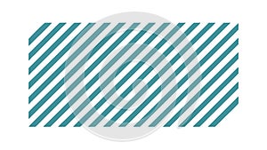 Diagonal Striped Pattern in Teal and White, vector design Generative AI