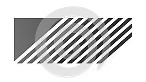 Diagonal Stripes Pattern Minimalist Abstract Graphic Design Element, vector design Generative AI