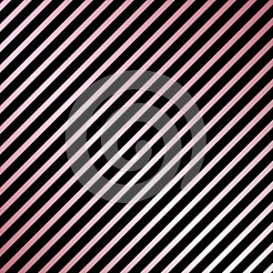 Black and Pink Metallic Interlacing Diagonal Stripes Texture for Background
