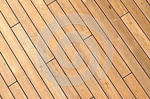 Diagonal Wooden Ship Deck Background