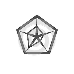 Diagram data vector icon