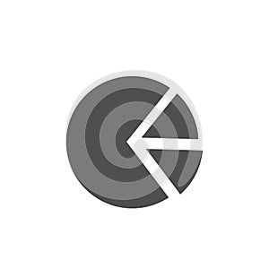 Diagram data vector icon