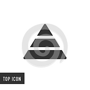 Diagram data vector icon