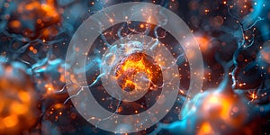 Diagram depicting a neural network algorithm. Concept Neural Network Algorithm, Machine Learning,