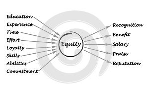 Diagram of equity