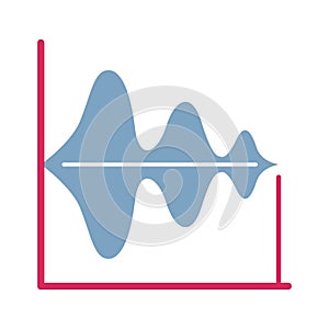 Diagram flat vector icon which can easily modify or edit