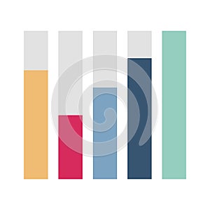 Diagram flat vector icon which can easily modify or edit