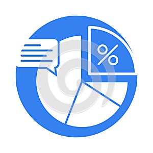 Diagram glyph background vector icon which can easily modify or edit