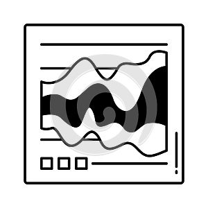 Diagram half glyph vector icon which can easily modify or edit