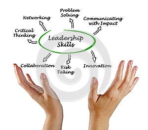 Diagram of Leadership Skills photo