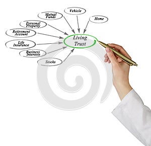 Diagram of Living Trust