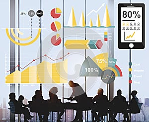 Diagram Percentage Business Chart Concept