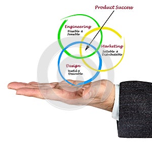 Diagram of product success