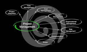 Diagram of project management