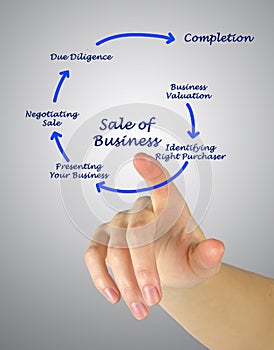 Diagram of Sale of Business