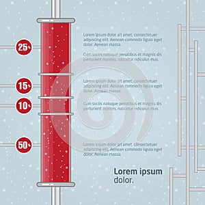 Diagram. Vector illustration for your business presentation.