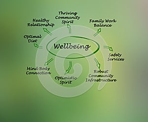 Diagram of Wellbeing