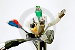 Dial-up of adapters with wires