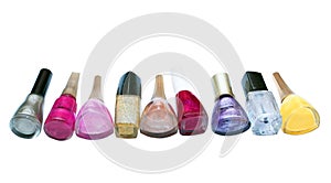 Dial-up of nail polishes photo