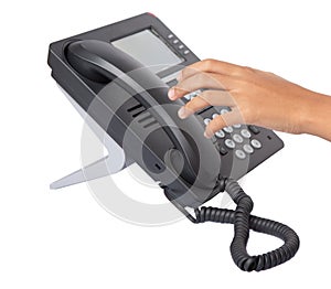 Dialing Desktop Telephone V