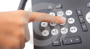 Dialing Desktop Telephone VII
