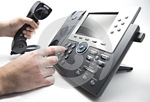 Dialing IP telephone keypad