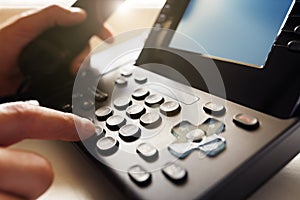 Dialing telephone keypad