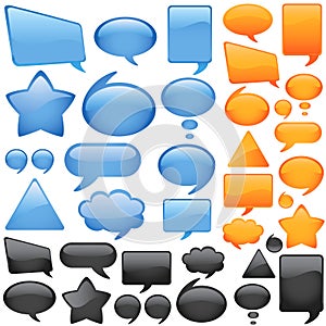 Dialog bubbles vector