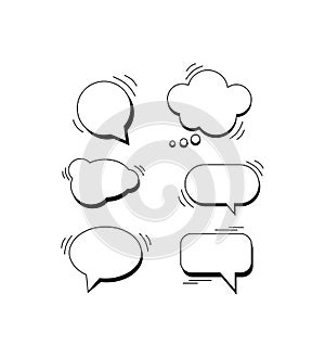 Dialogue bubble. Isolated background vector illustration eps 10. Comic style