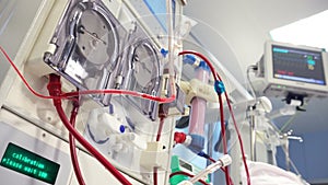 Dialysis Medical Device Performing Procedure