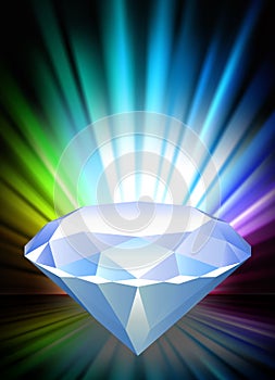 Diamond on Abstract Spectrum Background