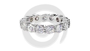 Diamond anniversary eternity wedding ring