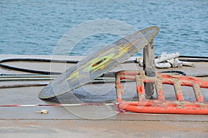 Diamond blade ready for use on concrete