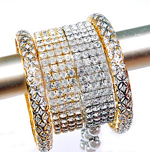 Diamond bracelets and bangles