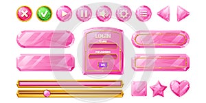 Diamond buttons for ui game, gui elements