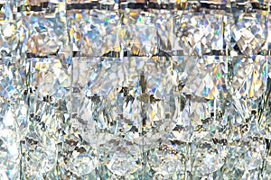 Diamond crystal glass reflect texture pattern luxury