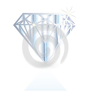 Diamond,crystal vector illustration