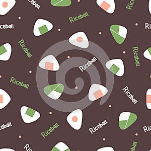 Diamond Cuties Rice Ball Cuties Vector Pattern