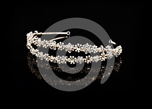 Diamond diadem with reflexion