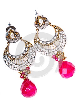 Diamond ear dangles jewellery photo