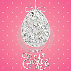 Diamond Easter egg decoration.