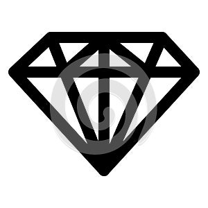 diamond, event bold vector icon which can easily edit