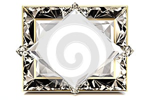 diamond frame . abstract geometric frames